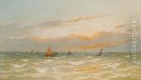 Seascape Oil Painting by David James