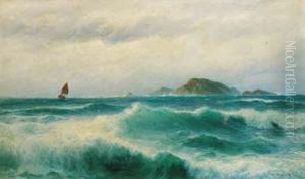 A Ground Swell Oil Painting by David James