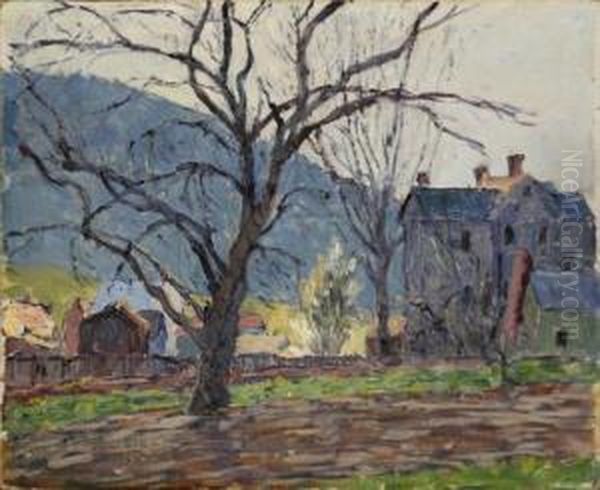 A Pennsylvania Winter Landscape by John Wells James