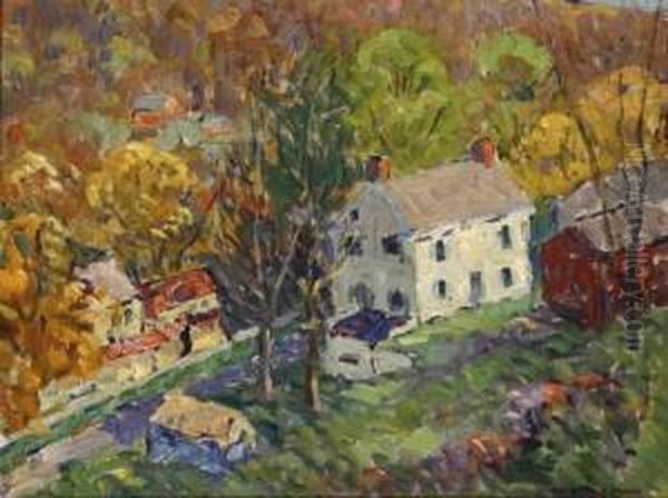 A Pennsylvania Autumn Landscape by John Wells James