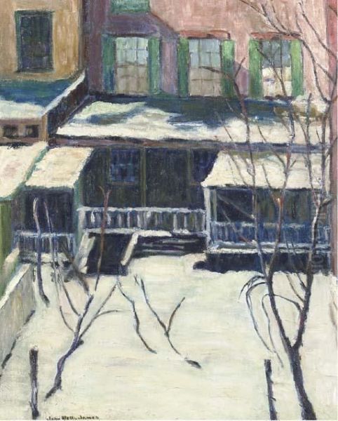 Backyard In Greenwich Village by John Wells James