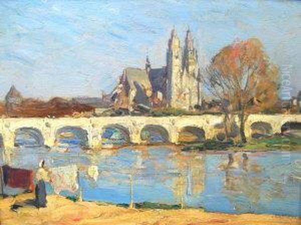 A View Of Tours Oil Painting by Alexander Jamieson