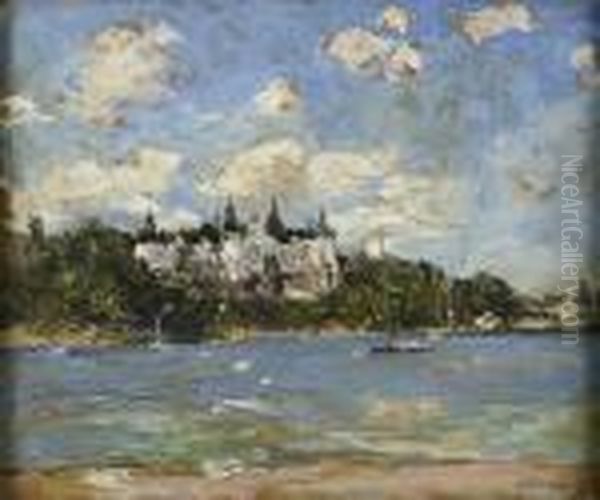 The Chateau On The Coast Oil Painting by Alexander Jamieson