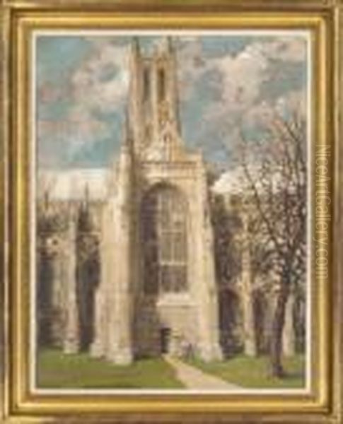 Canterbury Cathedral Oil Painting by Alexander Jamieson