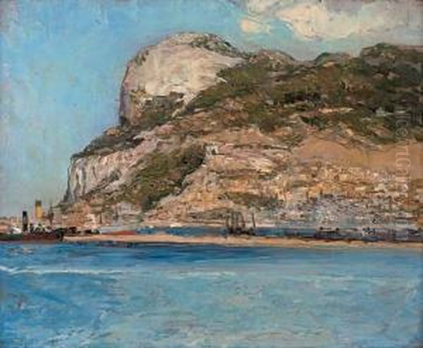 Gibralter Oil Painting by Alexander Jamieson