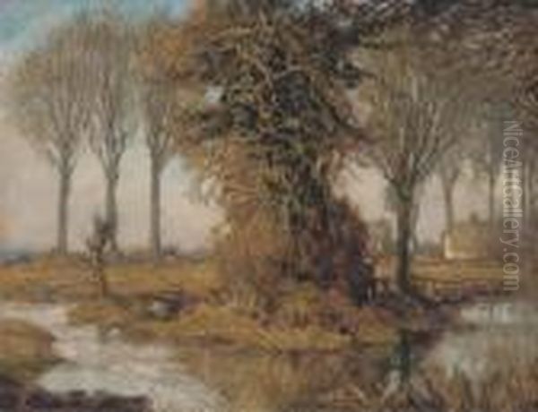 Autumn Landscape Oil Painting by Alexander Jamieson