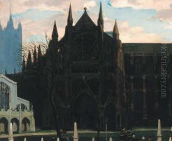 Westminster Abbey Oil Painting by Alexander Jamieson