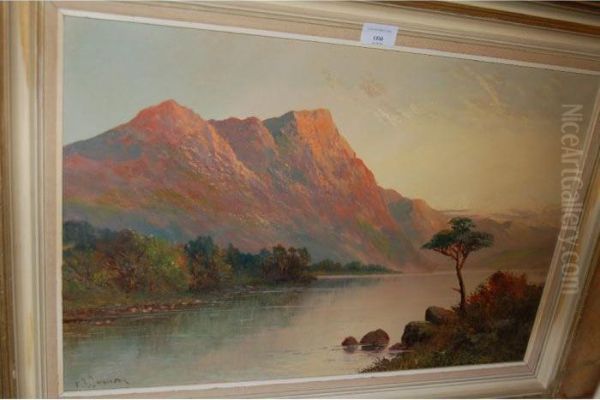 Scottish Highland Scenes Oil Painting by F.E. Jamieson