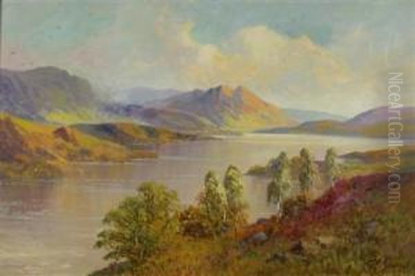 Loch Katrine N. B. Oil Painting by Frances E. Jamieson