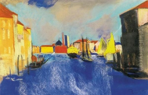 Venice Oil Painting by David Jandi