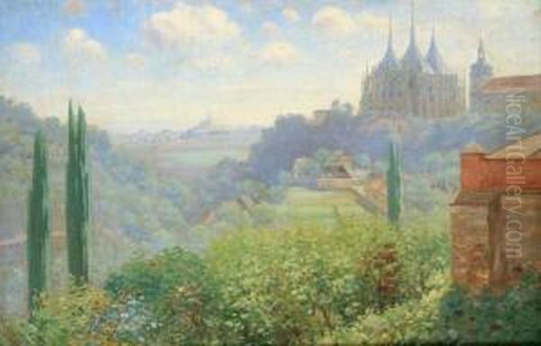 Kutna Hora Oil Painting by Vaclav Jansa