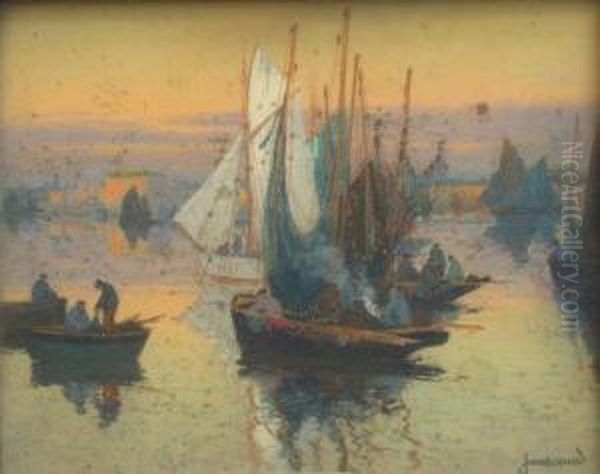 Concarneau Oil Painting by Mathurin Janssaud