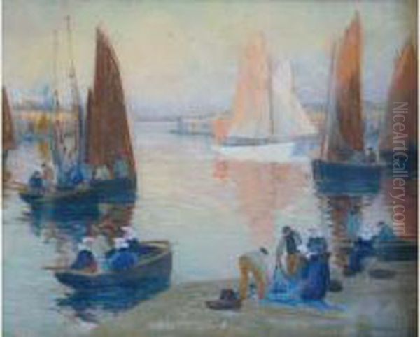 Concarneau Oil Painting by Mathurin Janssaud