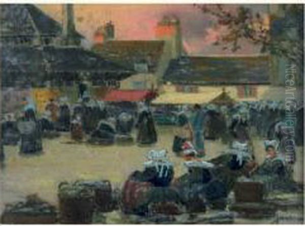 Scene De Marche Oil Painting by Mathurin Janssaud