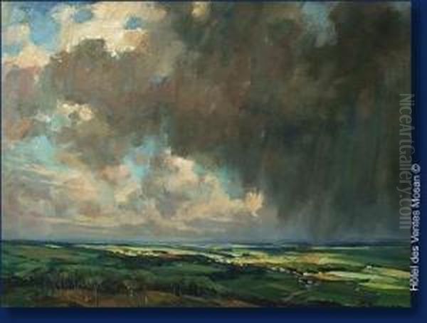 L'orage Oil Painting by Ludovic Janssen