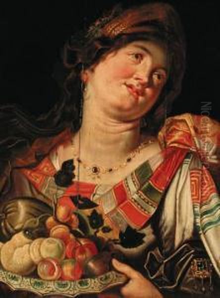 A Personification Of Autumn Oil Painting by Abraham Janssens van Nuyssen