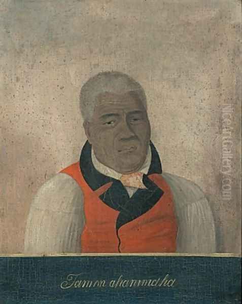 Kamehameha the Great King of the Sandwich Islands Oil Painting by Ludwig (Louis) Choris