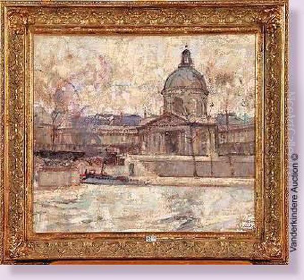 L'institut A Paris Oil Painting by Marcel Jefferys