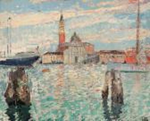 St. Giorgio Maggiore, Venise Oil Painting by Marcel Jefferys