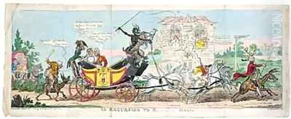 An Excursion into R Hall Oil Painting by George Cruikshank I