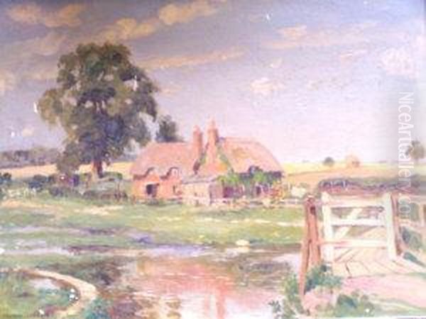 Landscape Oil Painting by Arthur Henry Jenkins