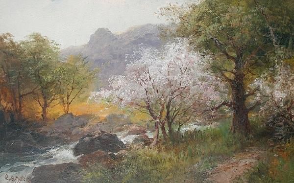 Hawthorn Near The Doverstone, Bickleigh,devon Oil Painting by George Henry Jenkins