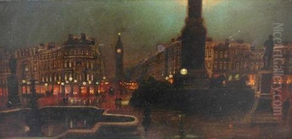 British Oil Painting by Wilfred Jenkins