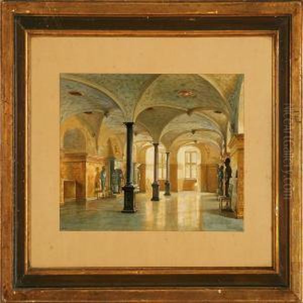 >rosen< Paa Frederiksborg Oil Painting by Karl Jensen