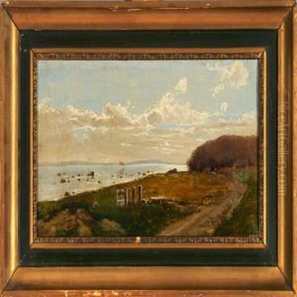 Gyllingenaes Ved Horsens Oil Painting by Harald Jerichau