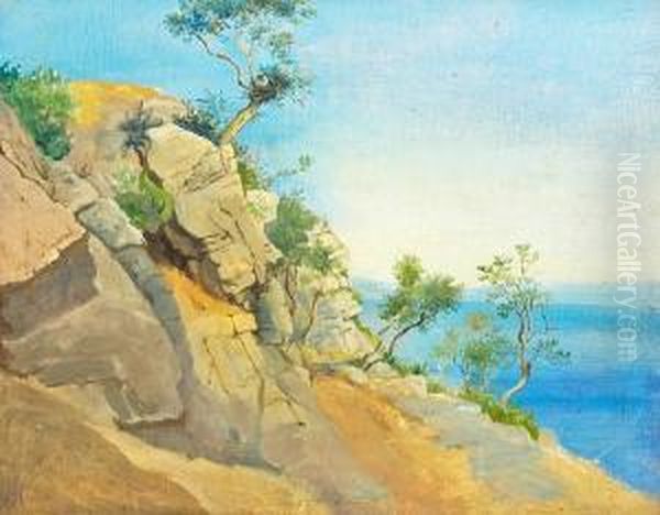 Fra Capri Oil Painting by Harald Jerichau