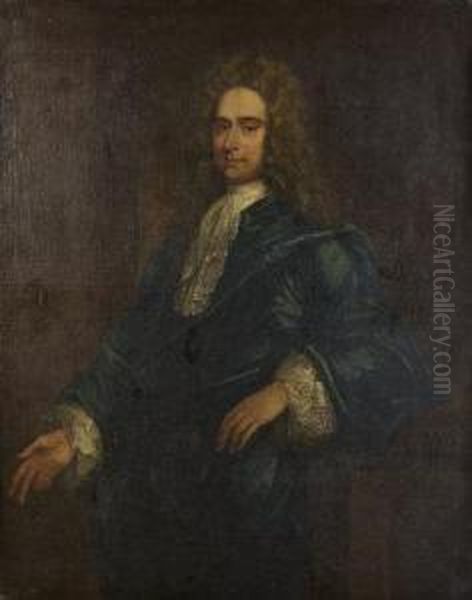 Portrait Of Sir Henry King Oil Painting by Charles Jervas