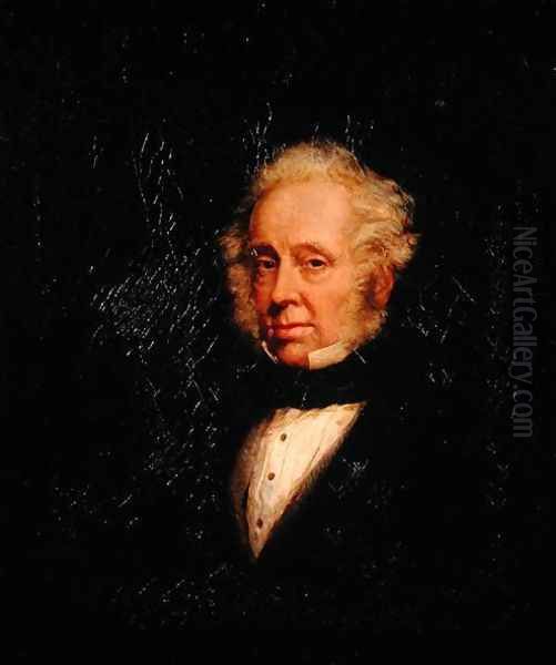 Portrait of Lord Palmerston (1784-1865) Oil Painting by Marshall Claxton