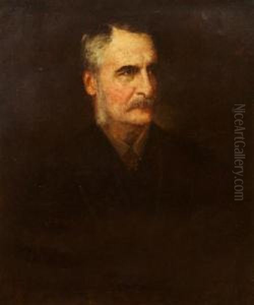 Portrait Of Wheeler Peckham Oil Painting by Eastman Johnson