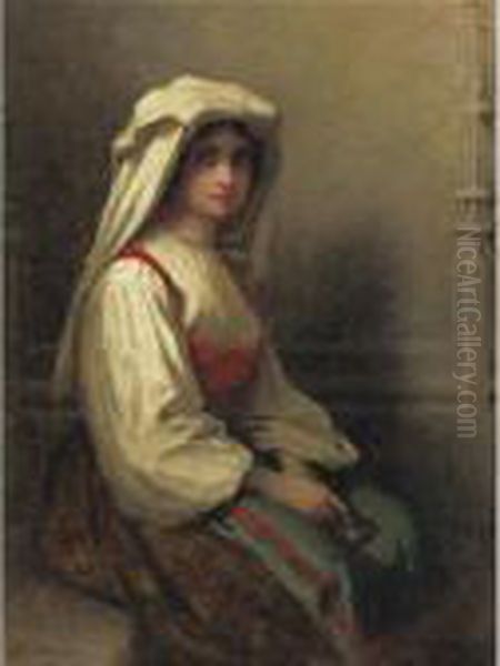 The Bohemian Girl Oil Painting by Eastman Johnson