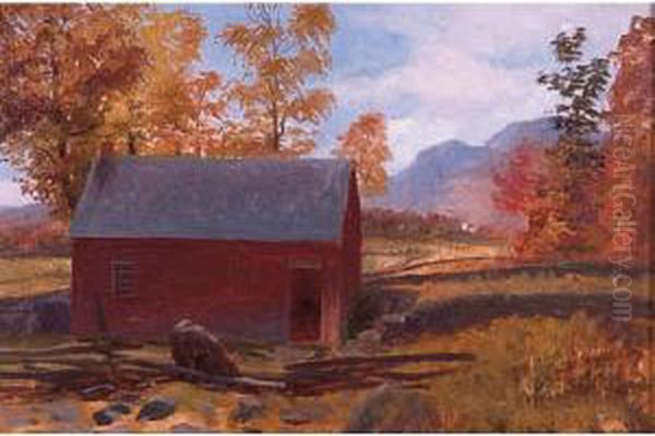 Golden October, Catskills Oil Painting by Eastman Johnson