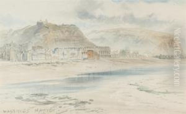 View Of Hastings, East Sussex Oil Painting by Harry John Johnson