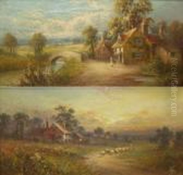 Country Landscapes Oil Painting by Sidney Yates Johnson