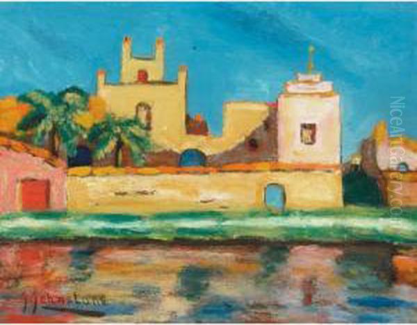 Near Maniwaki; Matanzas, Near Havana Oil Painting by John Young Johnstone