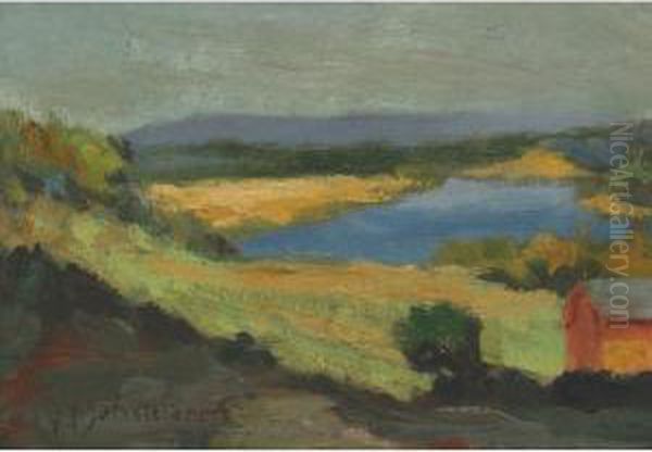 Quebec Landscape Oil Painting by John Young Johnstone