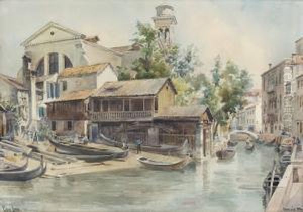 Venedig. Oil Painting by Ellen Jolin