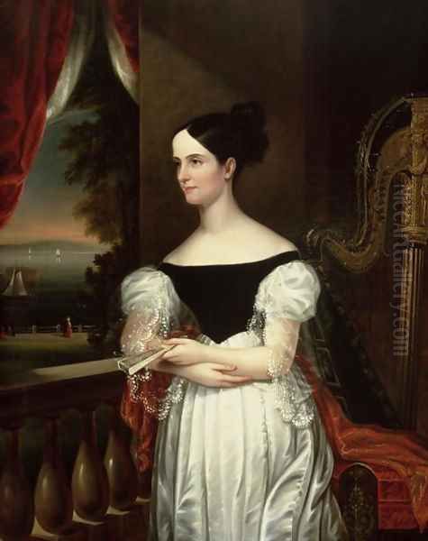 Mrs Robert Donaldson (Susan Jane Gaston) 1832 Oil Painting by George Cooke