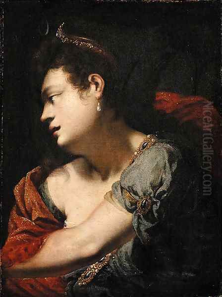 Diana Oil Painting by Giovanni Andrea Carlone