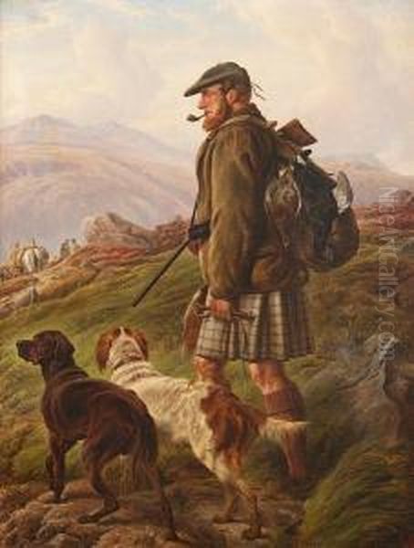 The Ghillie Oil Painting by Charles Jones