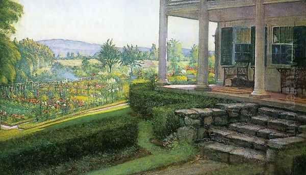 The Front Porch Oil Painting by Walter I. Cox