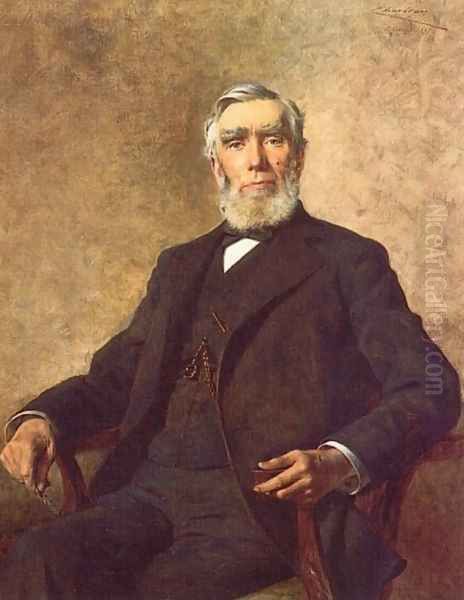 Portrait of Charles Lockhart Oil Painting by Theobald Chartran