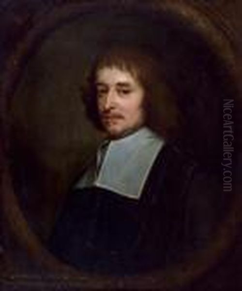 Portrait De Henry Ashhurst, Ecuyer D'emmington, Oxon, Troisieme Fils De Henry Ashhurst Oil Painting by Cornelius Janssens Van Ceulen