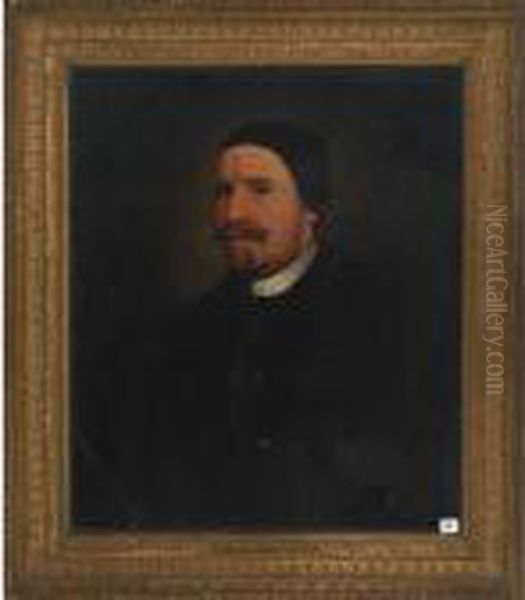 Portrait Of Professor John Antonides Van Der Linden Oil Painting by Cornelius Janssens Van Ceulen