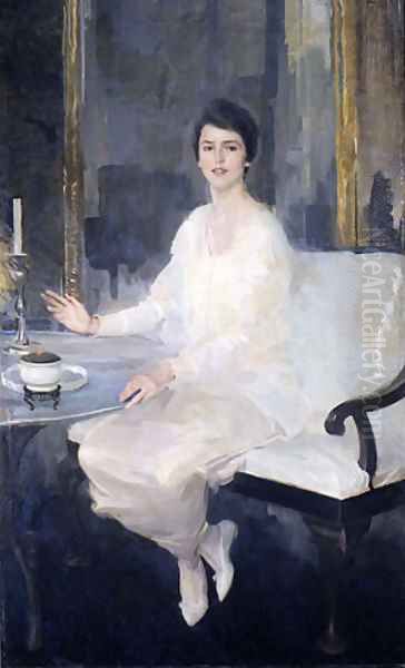 Ernesta 1914 Oil Painting by Beaux Cecilia