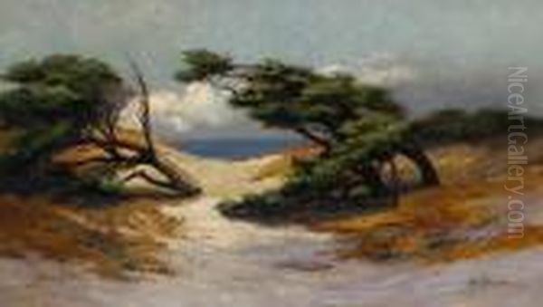 Carmel Oil Painting by Christian A. Jorgensen