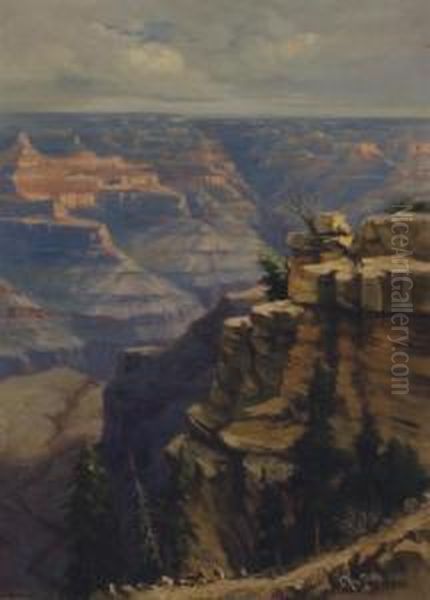 Grand Canyon Oil Painting by Christian A. Jorgensen